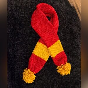 Handmade kids Chiefs colors scarf